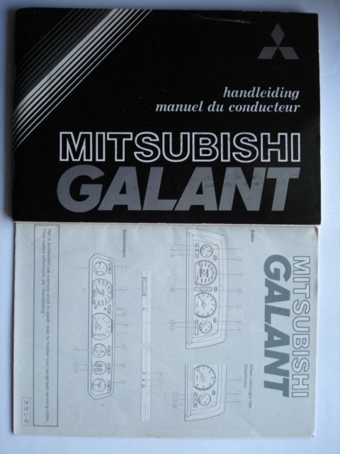 Manuel du propriétaire de la Mitsubishi Galant + Diesel 1980, Envoi