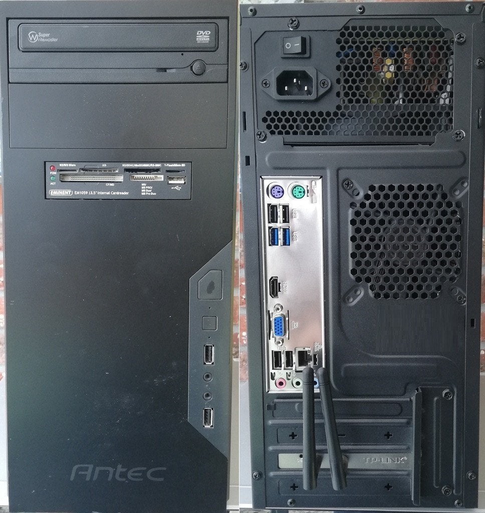 Desktop PC met MSI H81M-E33 en XILENCE XP480, HDD, Ophalen of Verzenden, 500 GB, Intel Core i3