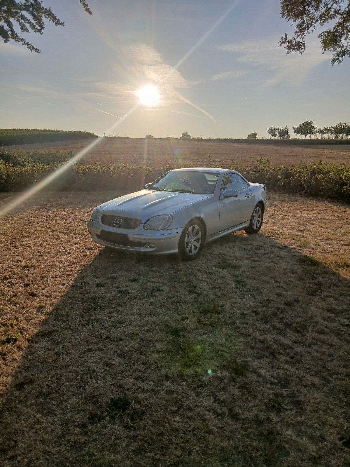 Mercedes SLK200, Autos, Mercedes-Benz, Cuir, Argent ou Gris, Achat, Série 200