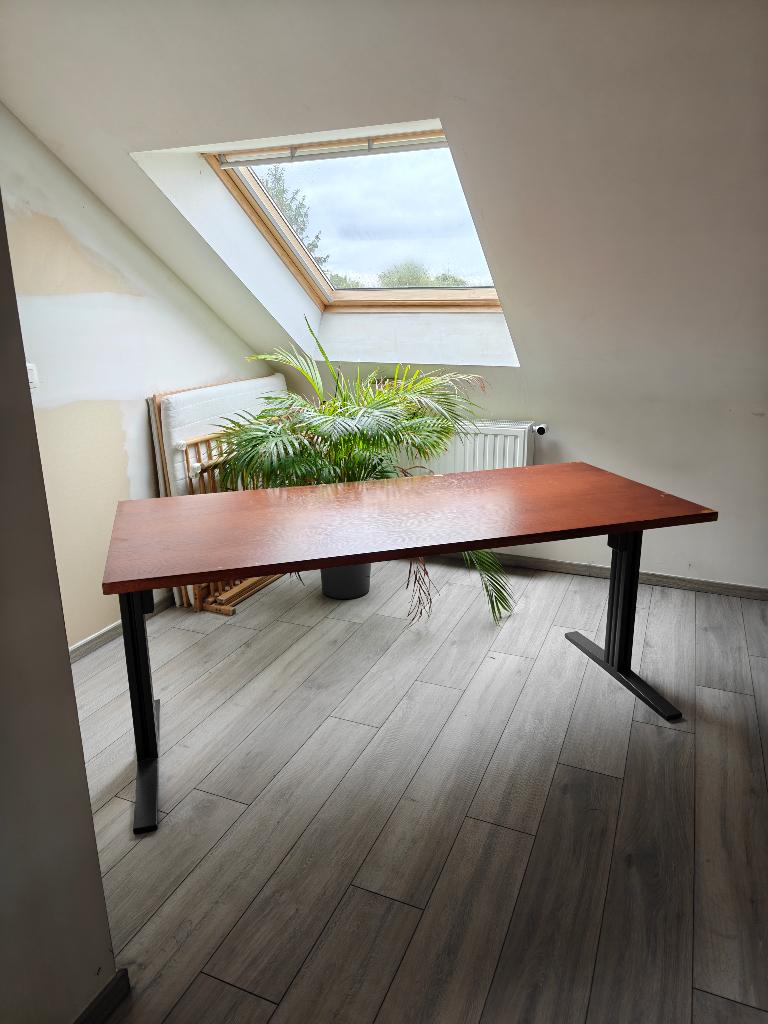 Bureau/bureau : hauteur réglable/hauteur réglable, Maison & Meubles, Bureaux, Autres marques, Bureau d'écolier, 175 cm, Enlèvement