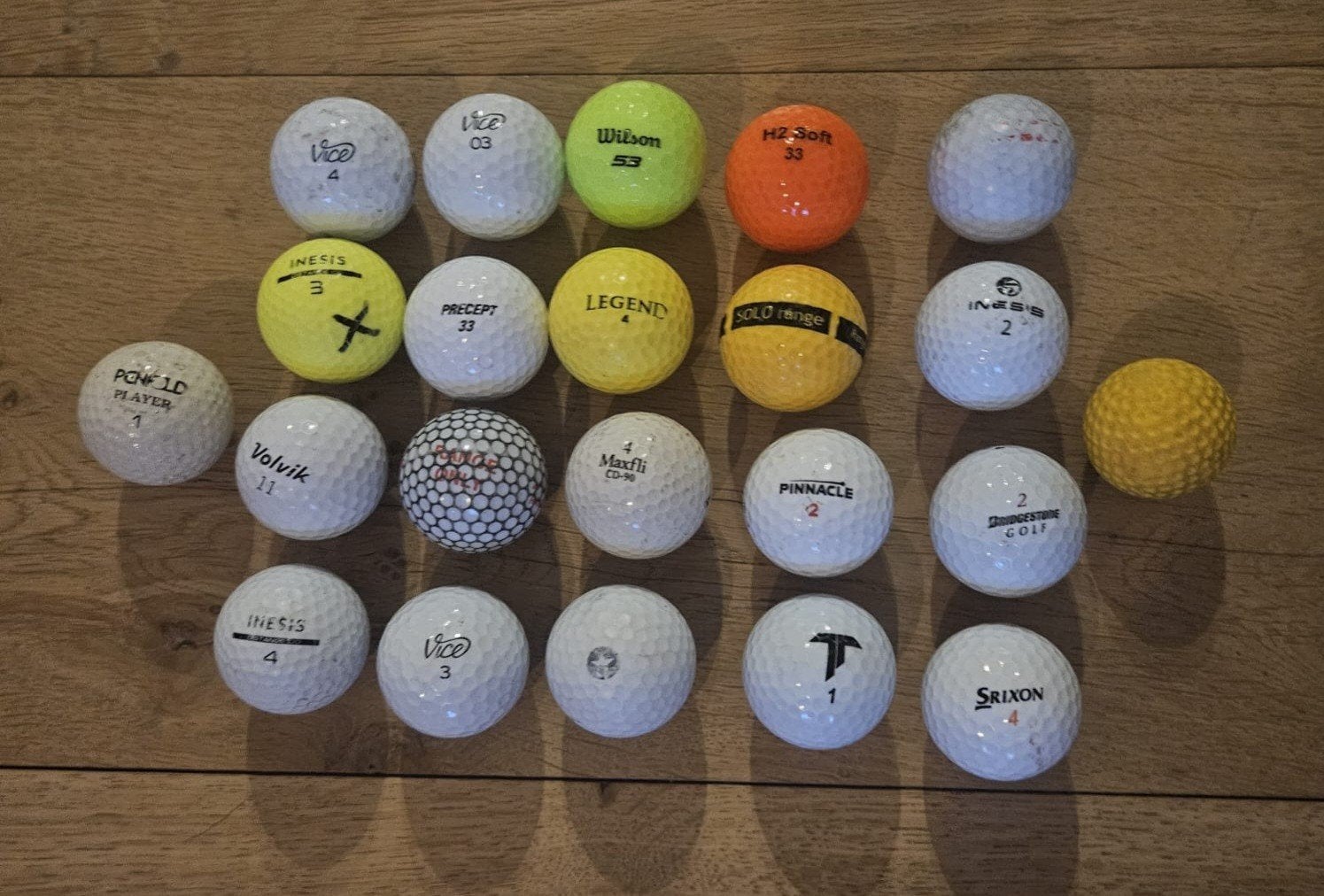 22 golfballen, Ophalen, Zo goed als nieuw