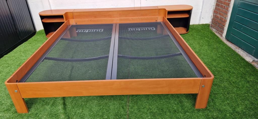 Auping Auronde Bed 180x200cm met Achterwand en Nachtkastjes, Ophalen of Verzenden