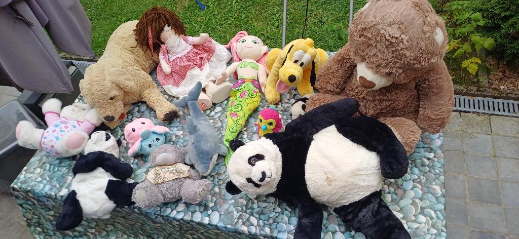 Peluches enfants lot important, Collections, Ours & Peluches, Enlèvement, Comme neuf, Autres types, Autres marques