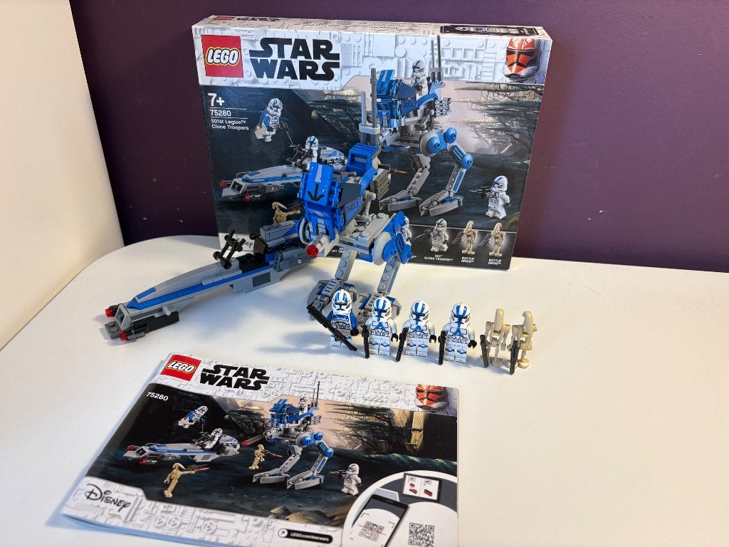 Lego 75280 501st Legion Clone Troopers, Star Wars, Lego, Ophalen of Verzenden, Zo goed als nieuw