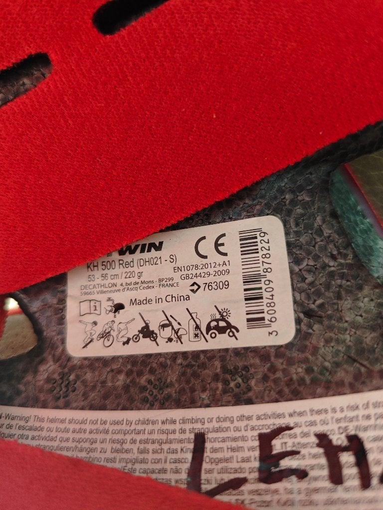 Fietshelm kind 53-56CM, Ophalen