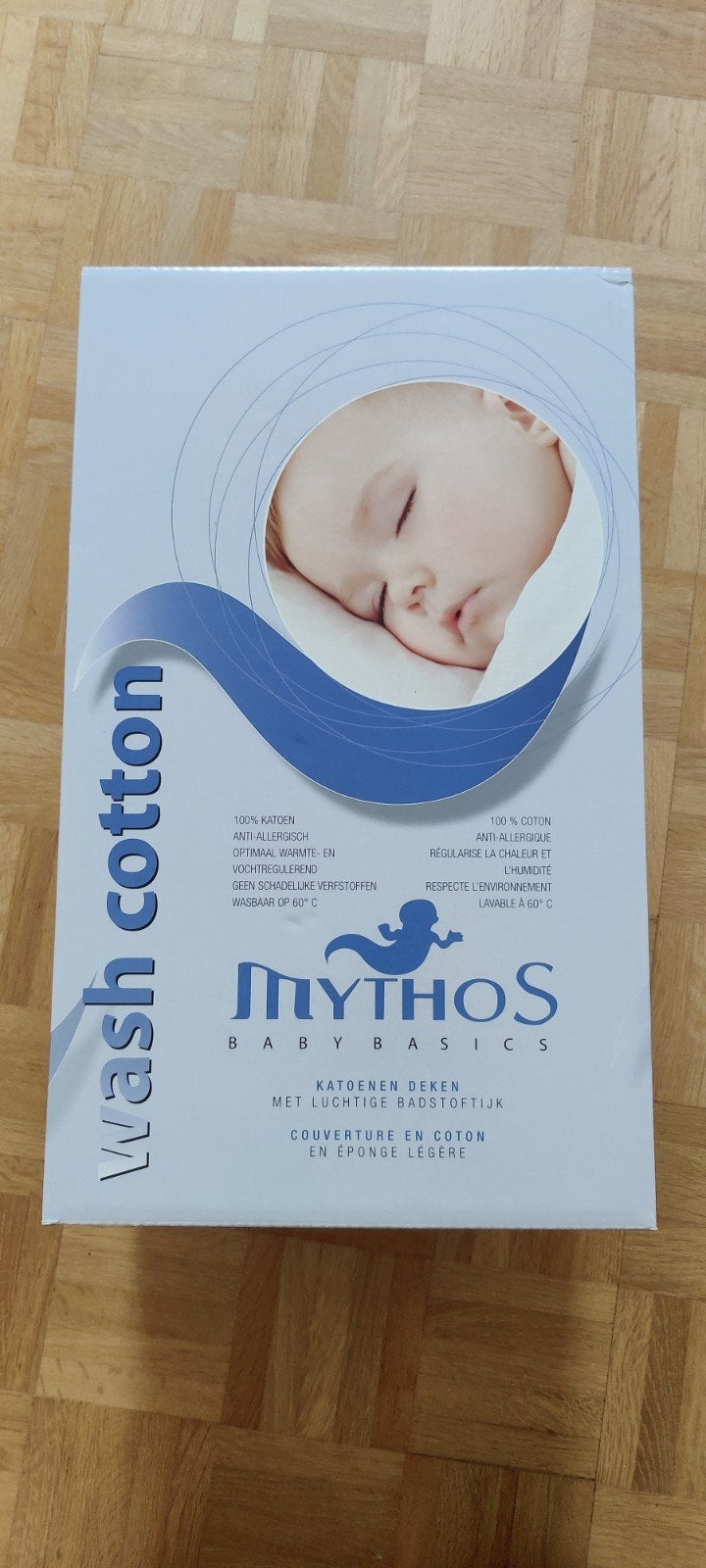 Katoenen deken Mythos kinderbed, Enfants & Bébés, Neuf, Blanc, 135 cm, Couverture