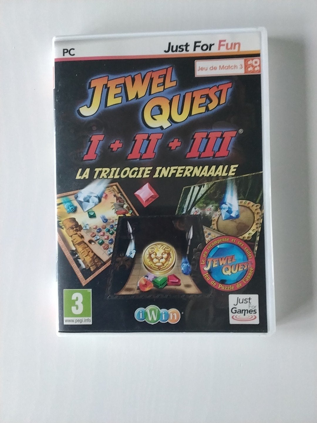 Jewel Quest – La Trilogie Infernale – 3 jeux sur un seul CD-, Enlèvement ou Envoi, Comme neuf