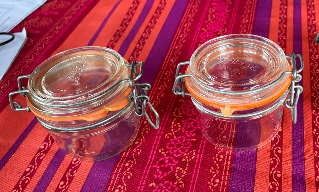 Bocaux à stériliser 200 ml, Maison & Meubles, Pot de stockage, Enlèvement ou Envoi, Comme neuf, Verre