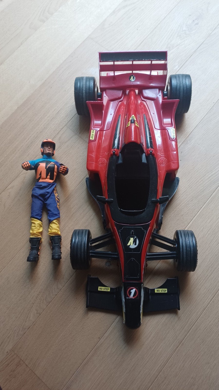 voiture de course Action Man + personnage, Enlèvement, Utilisé