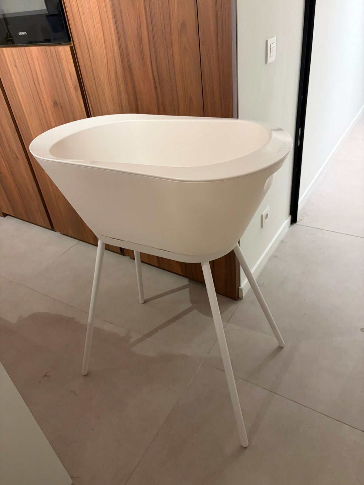 We-Too Bad set incl. Badstandaard en badzitje (Beige), Zo goed als nieuw, Badje, Standaard, Ophalen
