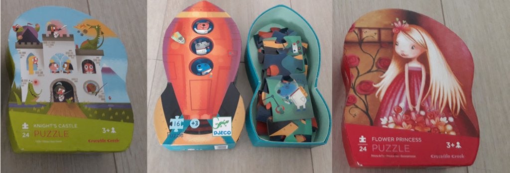 Puzzles amusants pour enfants, Enlèvement ou Envoi, 10 à 50 pièces, Utilisé, 4 à 6 ans