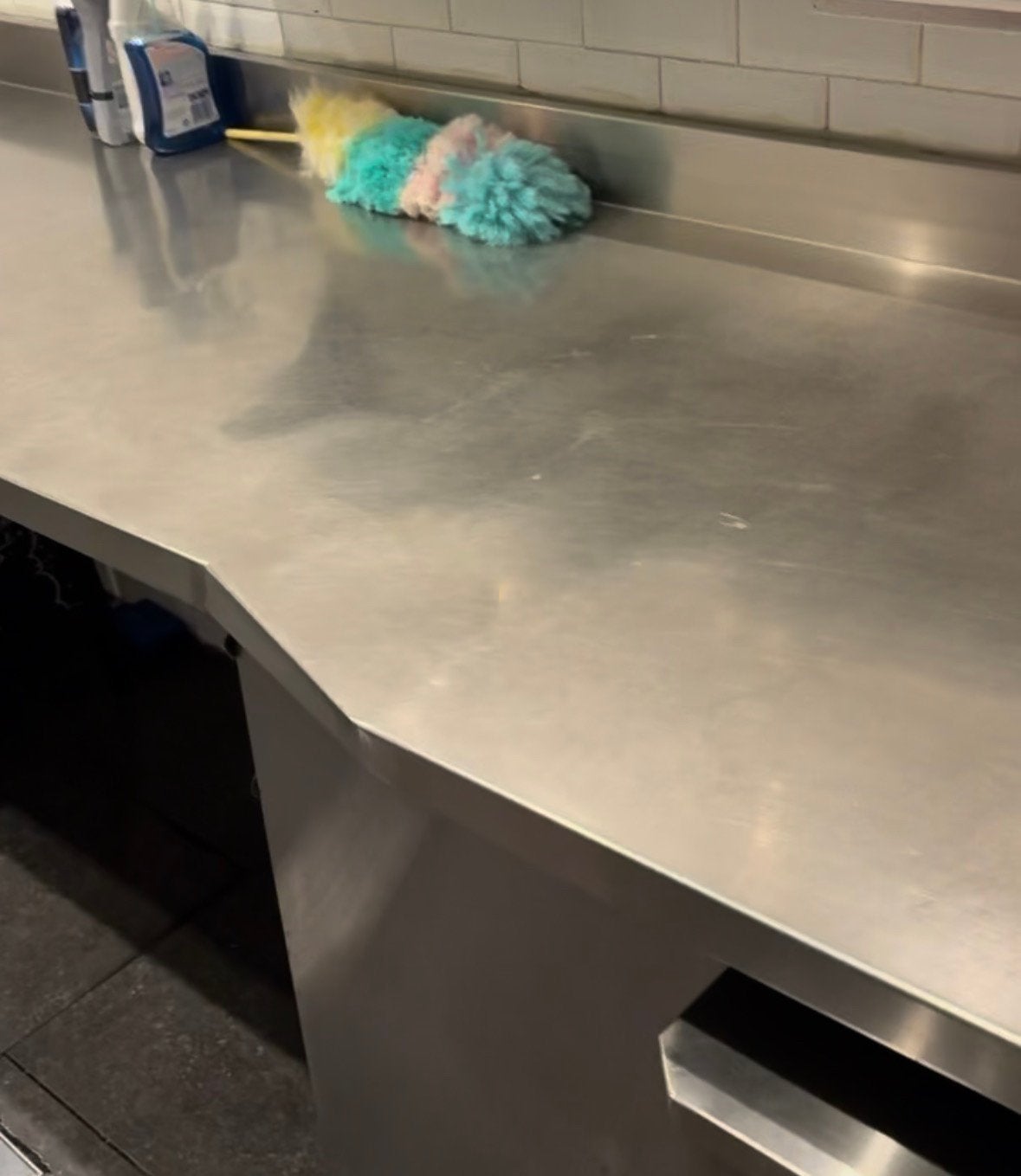 Werkblad RVS maatwerk gratis 250*75cm, Ophalen, Zo goed als nieuw