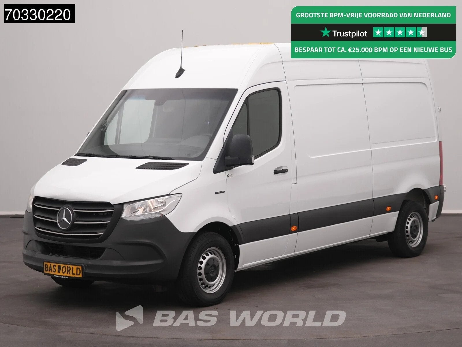 Mercedes eSprinter 312 L2H2 100% Elektrisch 55kWh 145km WLTP, Auto's, Automaat, Stof, Gebruikt, 116 pk