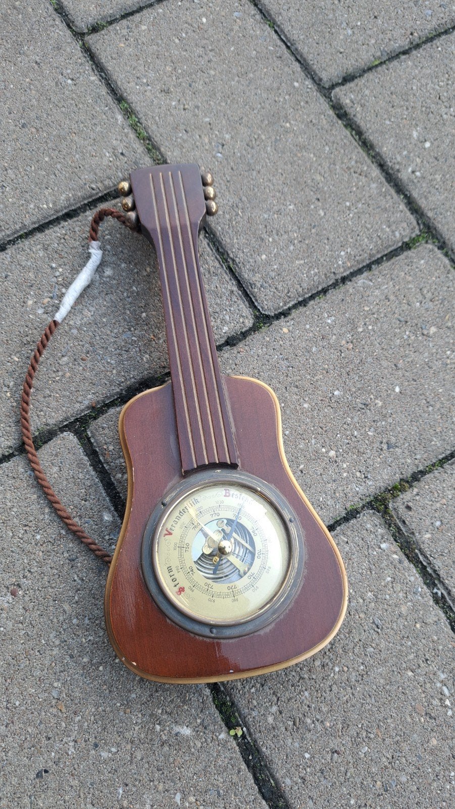 retro gitaar baro meter, Ophalen of Verzenden