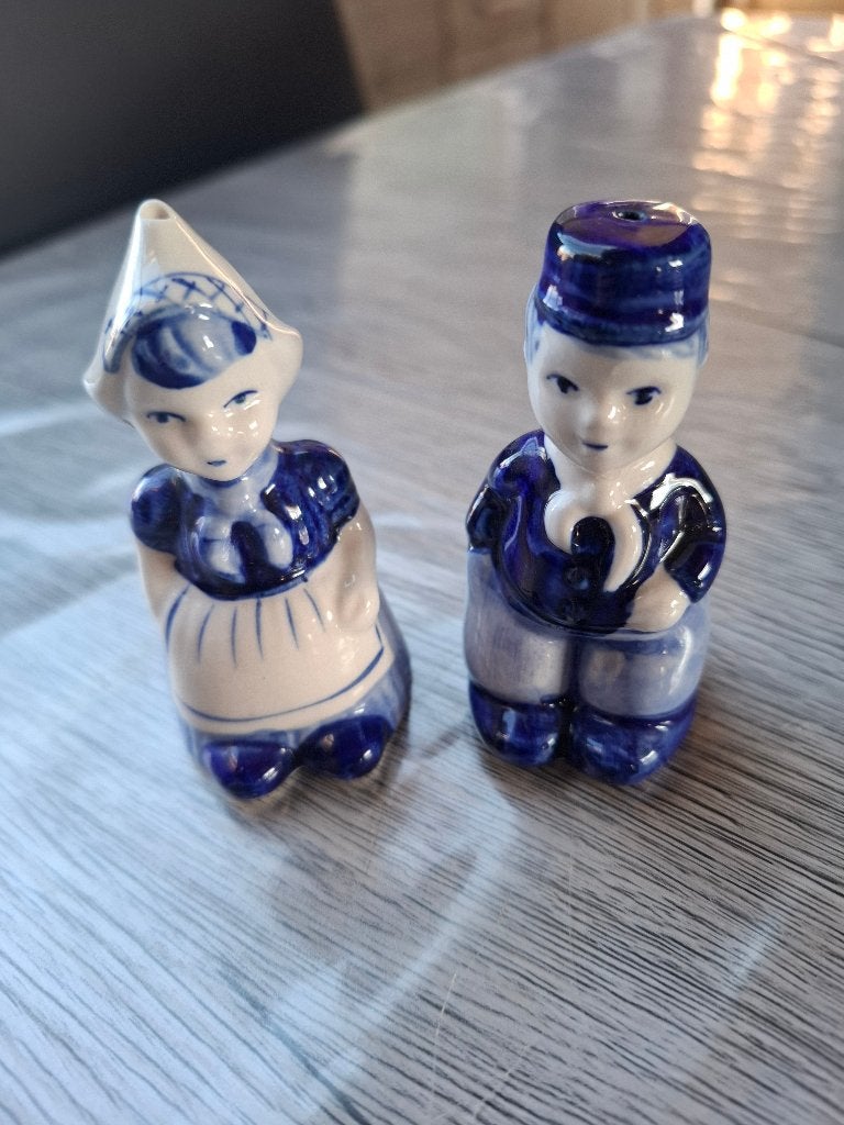 Peper & zoutvat in delfts blauw, Ophalen, Keramiek, Overige typen, Zo goed als nieuw