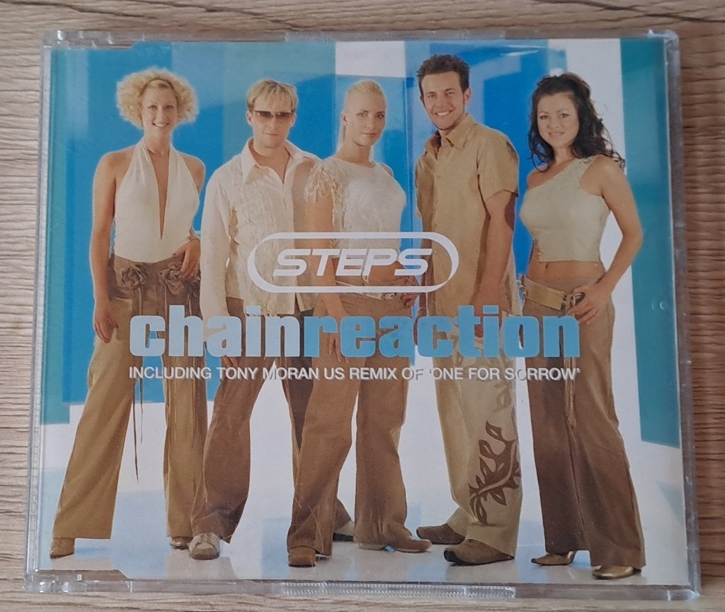 Steps - Chain Reaction, CD & DVD, CD Singles, Comme neuf, Pop, 1 single, Maxi-single, Enlèvement ou Envoi