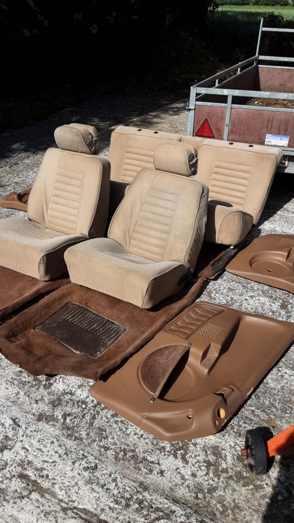 Zetelsetje voor de Citroën Cx serie1,deurpanelen, tapijten., Ophalen, Gebruikt, Citroën