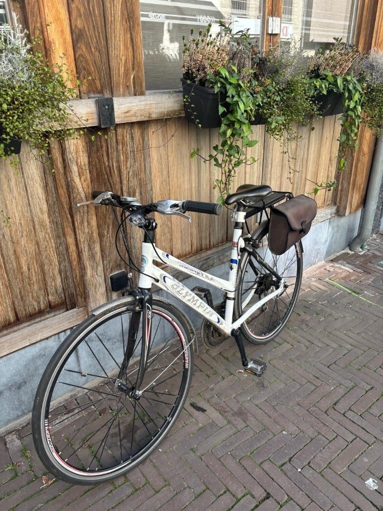 Witte sportfiets, Autres marques, Moins de 10 vitesses, Comme neuf, Enlèvement