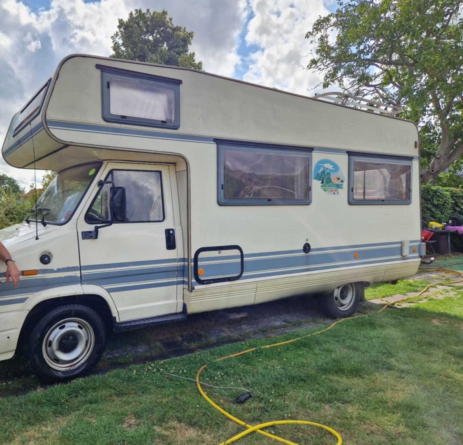 mobilhome peugeot j5 bouwjaar 1990, Caravanes & Camping, Camping-cars, Particulier, Jusqu'à 5