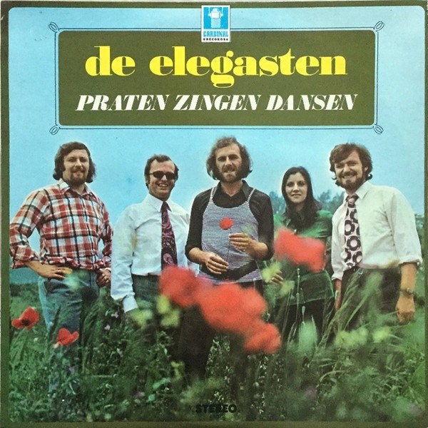 DE ELEGASTEN "PRATEN ZINGEN DANSEN", Cd's en Dvd's, Ophalen, LP, Folk, Zo goed als nieuw