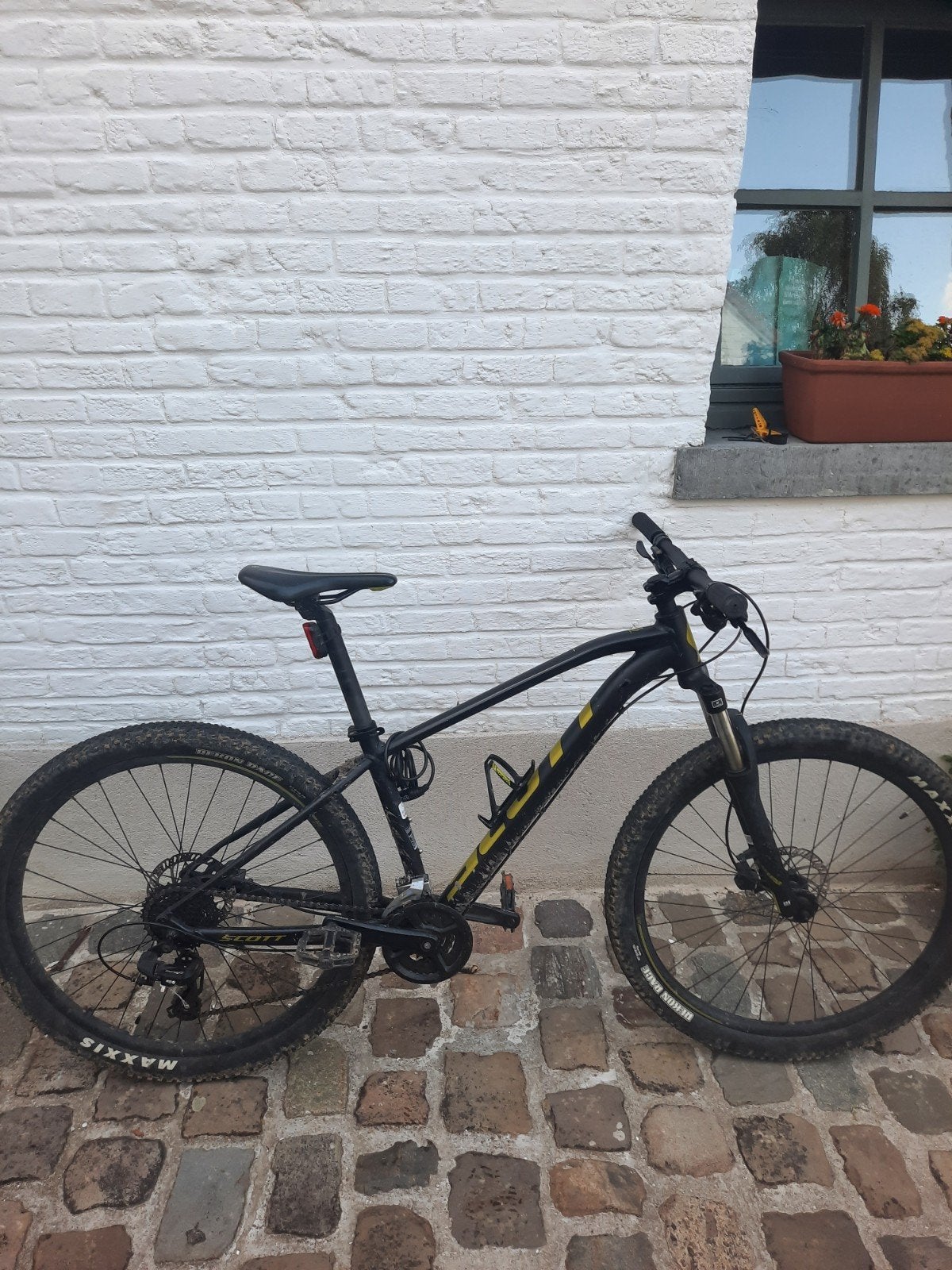 Scott Aspect 760 – VTT 27,5" – Très bon état - Noir et jaune, Autres marques, Enlèvement ou Envoi, Utilisé, Hommes