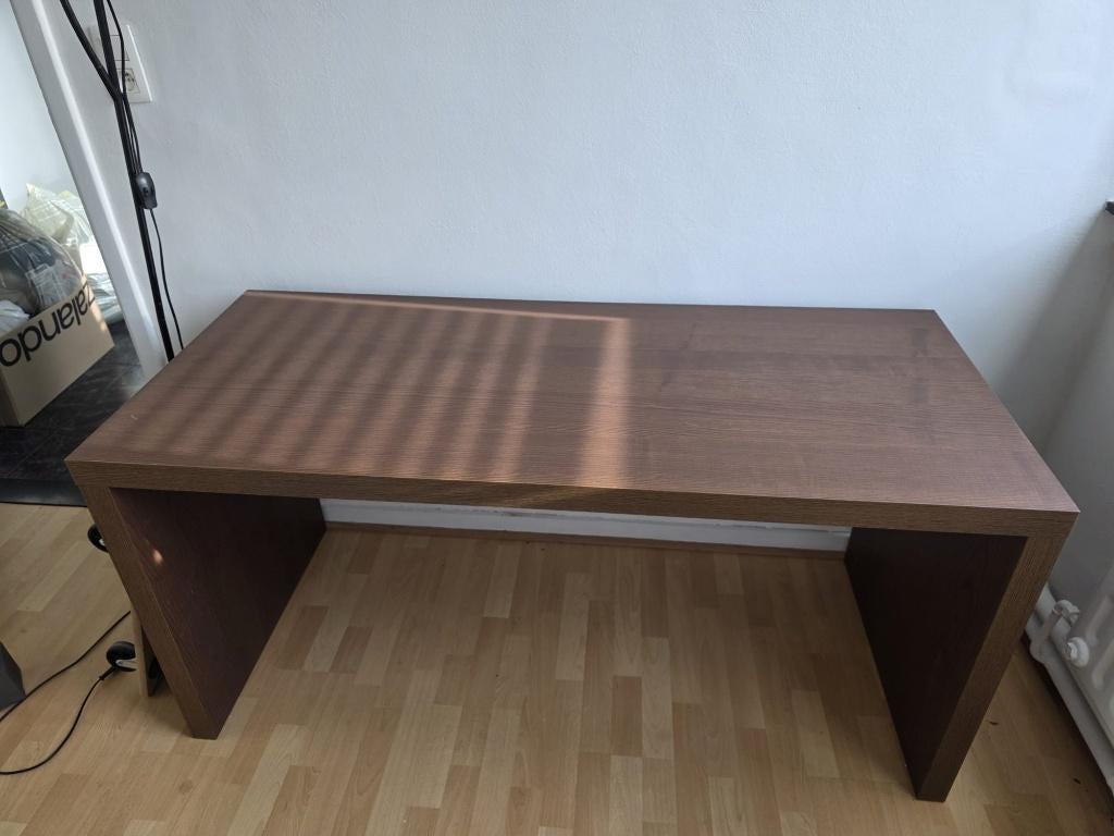 Houten bureau, Huis en Inrichting, Ophalen, 100 tot 150 cm, Zo goed als nieuw, Minder dan 100 cm