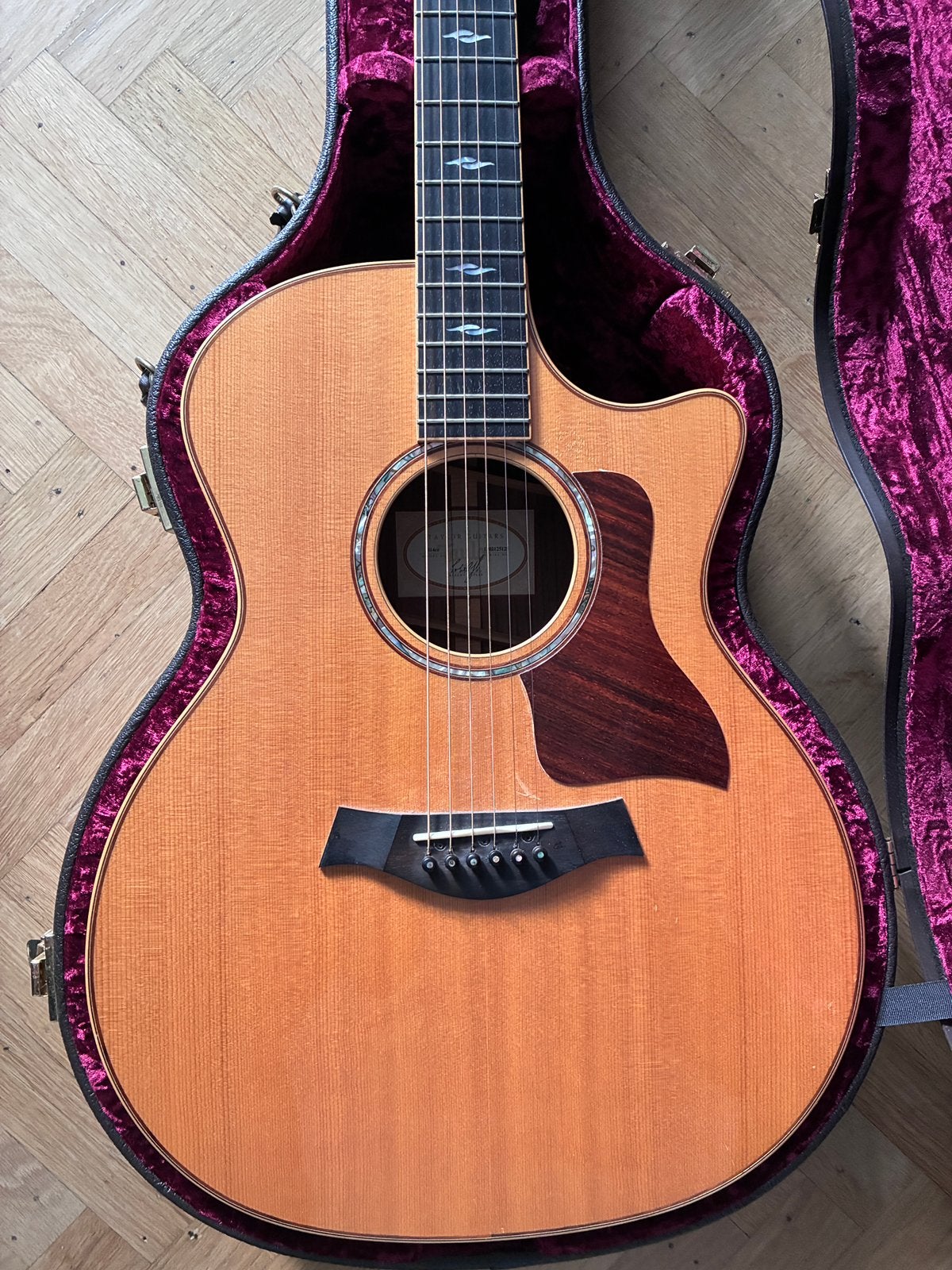 Taylor 814ce 2015, Musique & Instruments, Enlèvement, Comme neuf, Guitare Western ou Guitare Folk, Avec capteur (piezo)