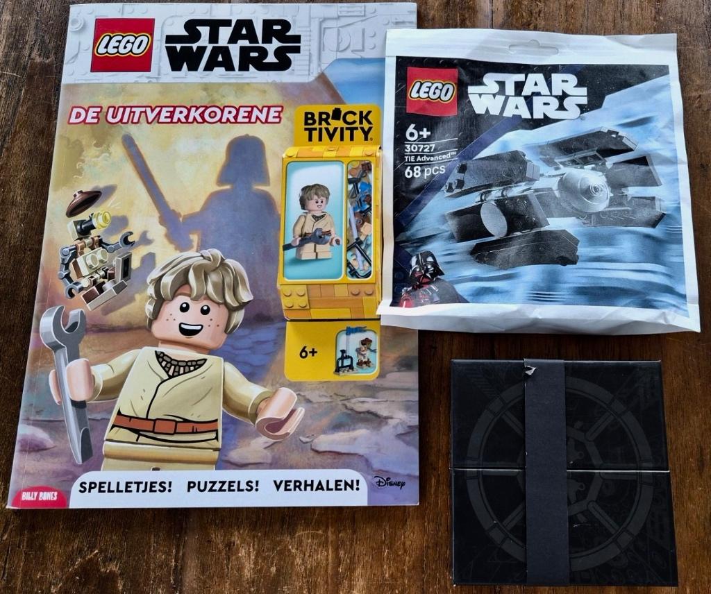 Livre Lego Star Wars avec figurine, sac en papier et pièce, Neuf, Lego, Ensemble complet, Non ouvert/scellé