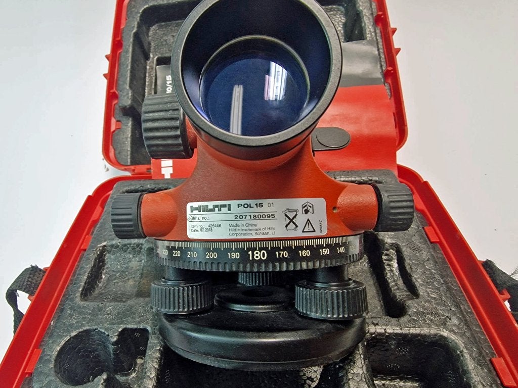 Hilti POL 15 optisch waterpastoestel, Doe-het-zelf en Bouw, Ophalen of Verzenden, Gebruikt