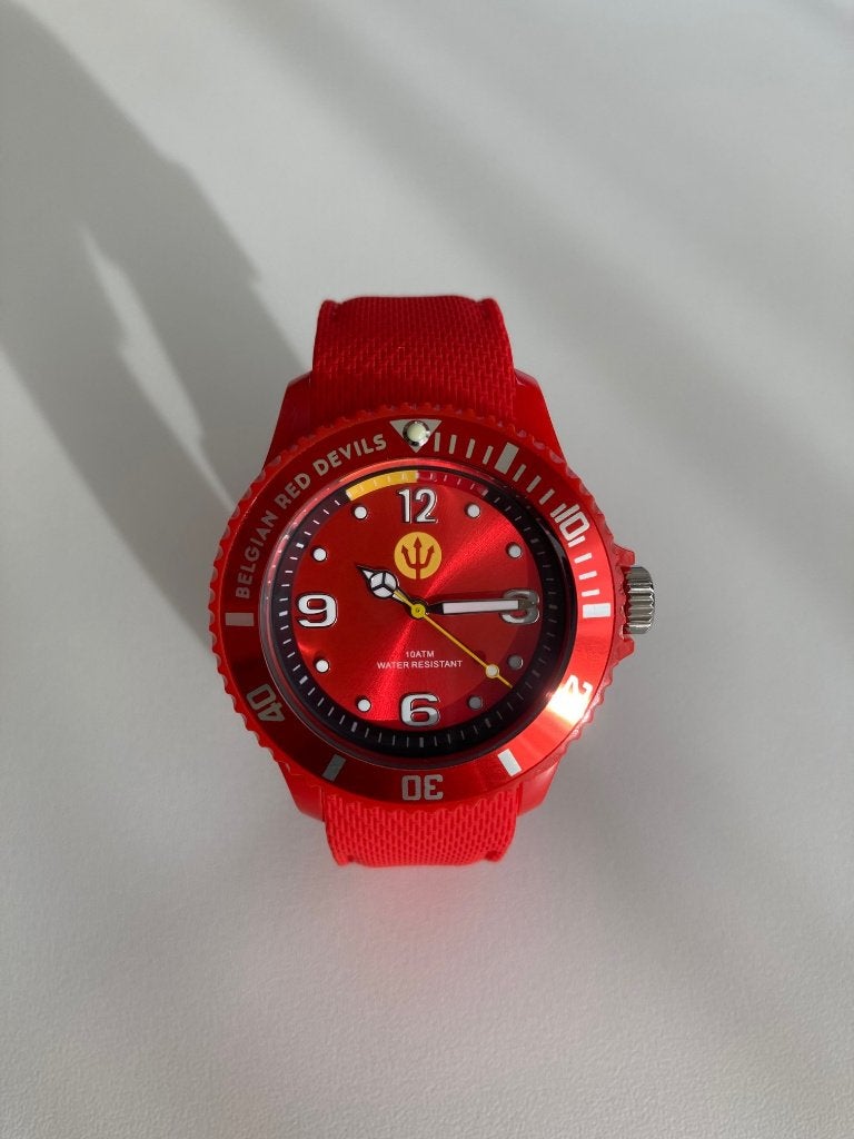 ICE watch Red Devils - official - NIEUW en ongedragen, Bijoux, Sacs & Beauté, Acier, Enlèvement, Synthétique, Neuf