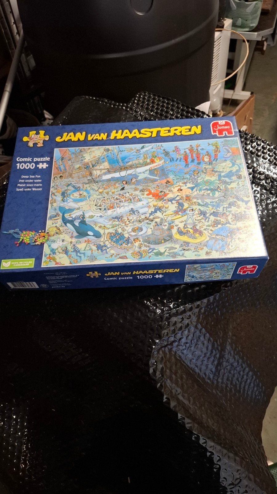 Puzzel jan van haasteren 1000stuks Pret onder water, Ophalen