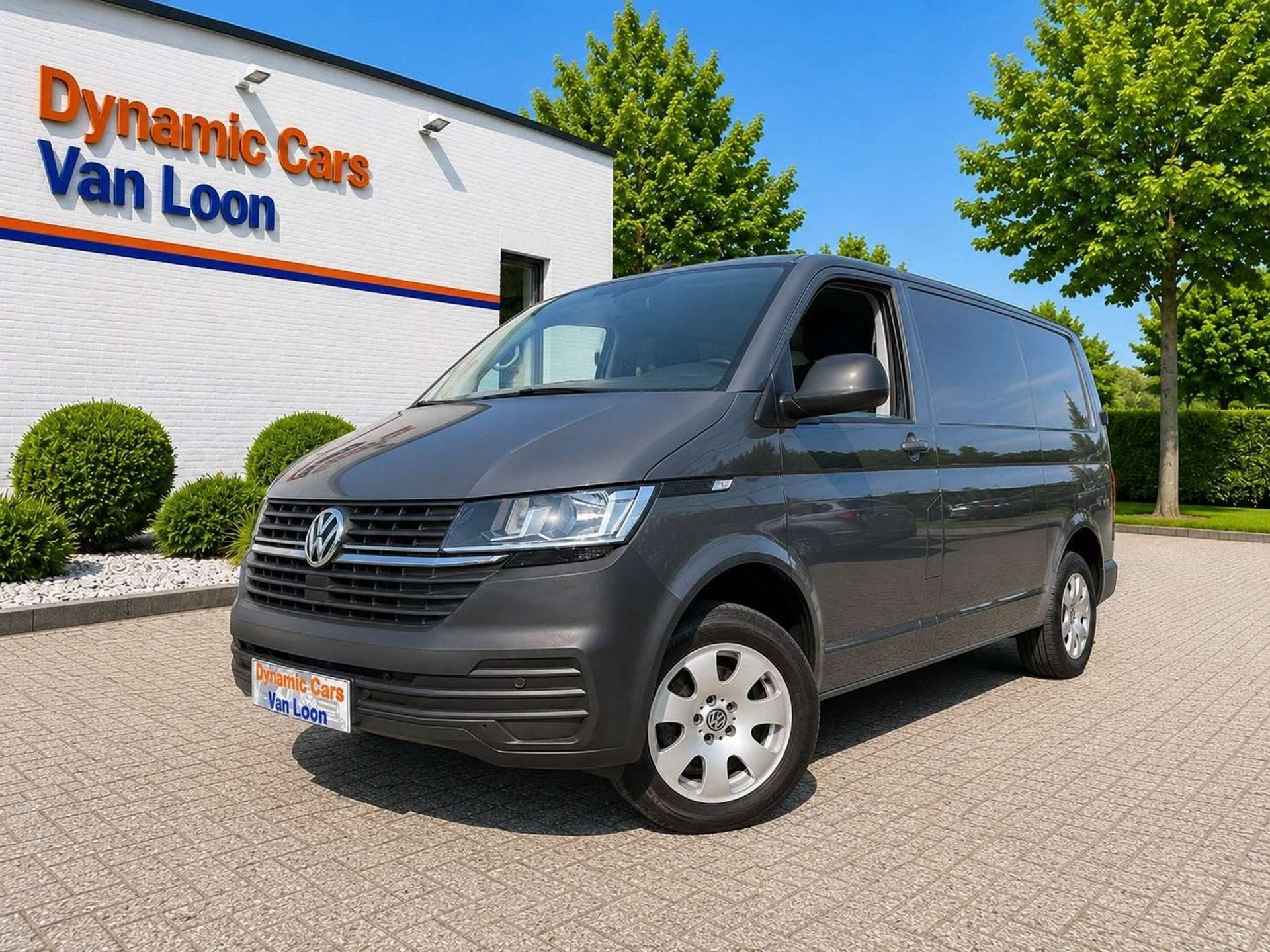 Volkswagen T6 Transporter 2.0 TDi 150Pk Dubbel Cabine Airco, Autos, Argent ou Gris, Achat, Entreprise, 5 portes
