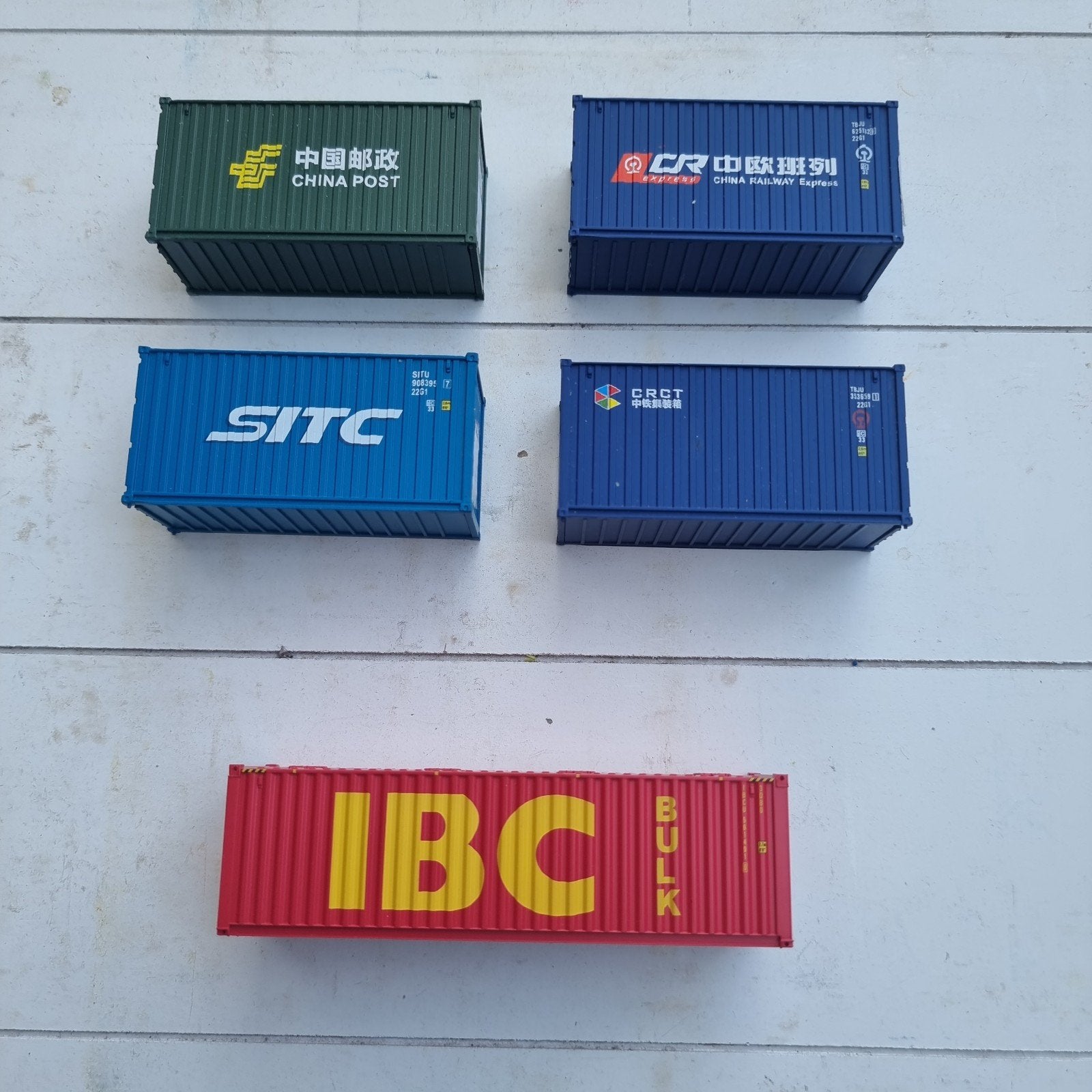 CHINEES CONTAINERS EN MEER -H0-, Ophalen of Verzenden, Wagon