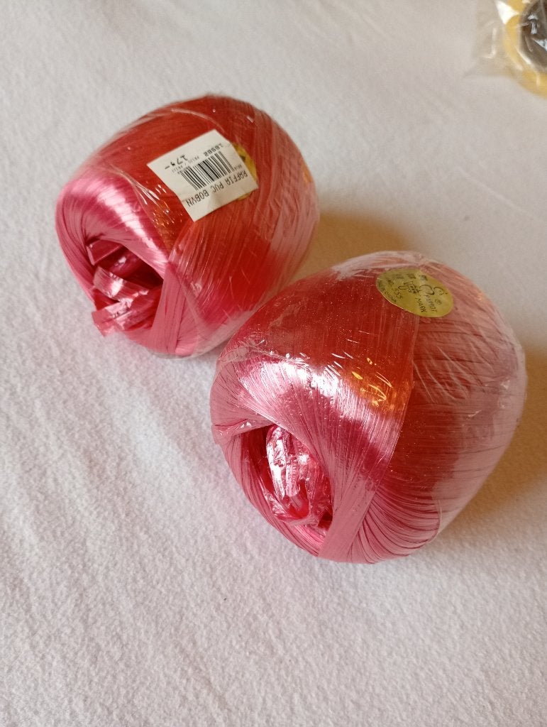 Parrot mark raffia roze, Ophalen of Verzenden, Nieuw, Roze, Knutselmateriaal