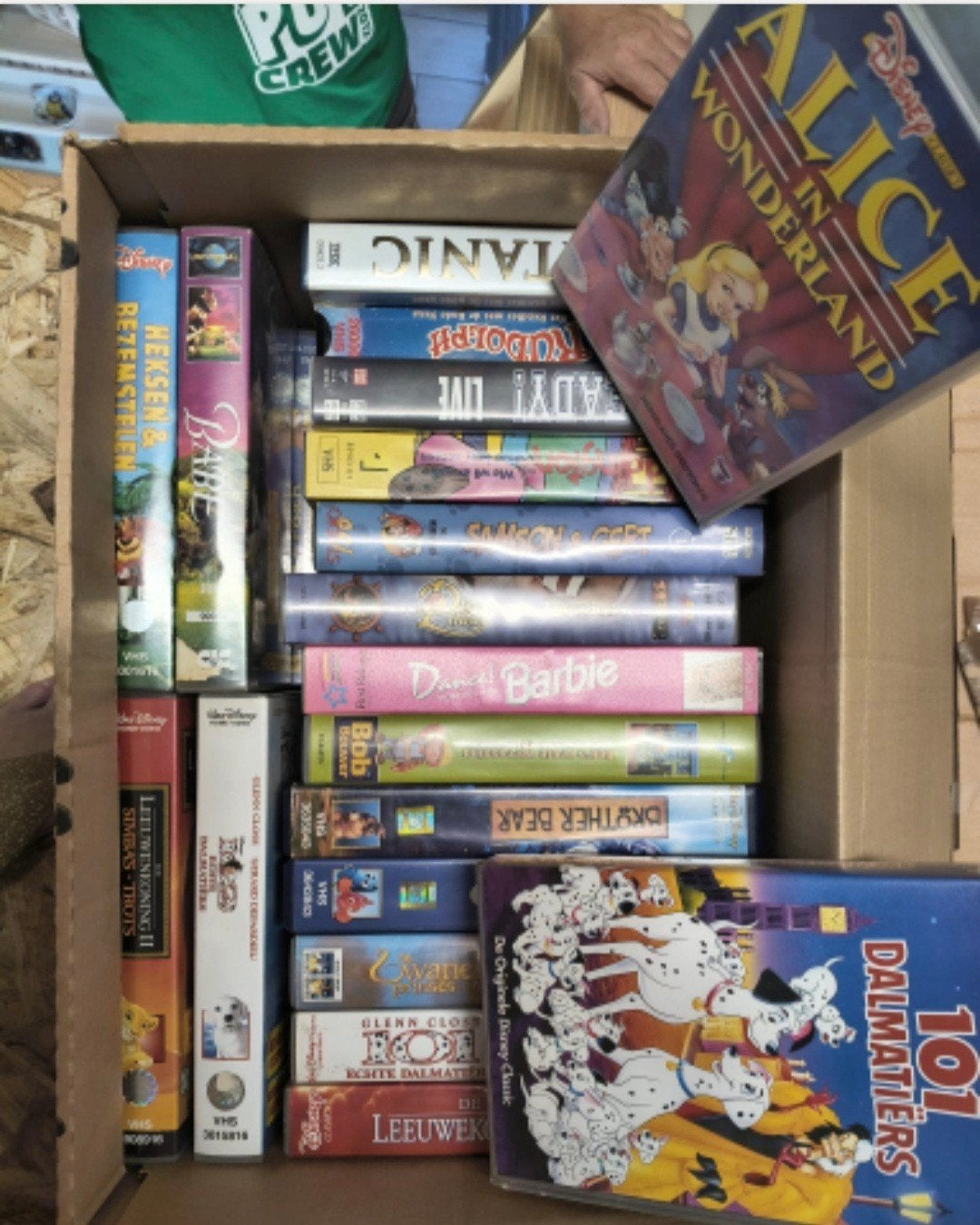 video cassettes, Enlèvement, VHS