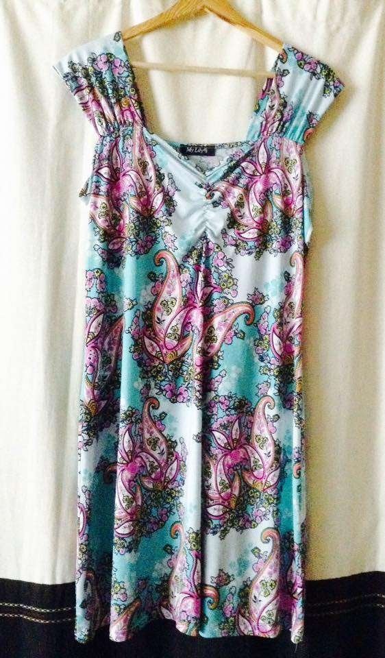 My Lily's XL zomerjurk, Maat 46/48 (XL) of groter, Ophalen of Verzenden, Zo goed als nieuw, Knielengte