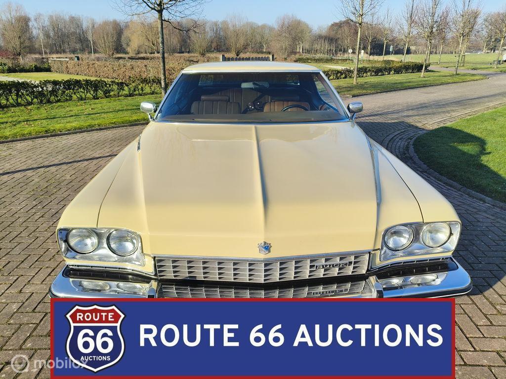 Buick Electra 225 Coupe | 1973 | Route 66 Auctions, Zwart, Bedrijf, Handgeschakeld, Buick