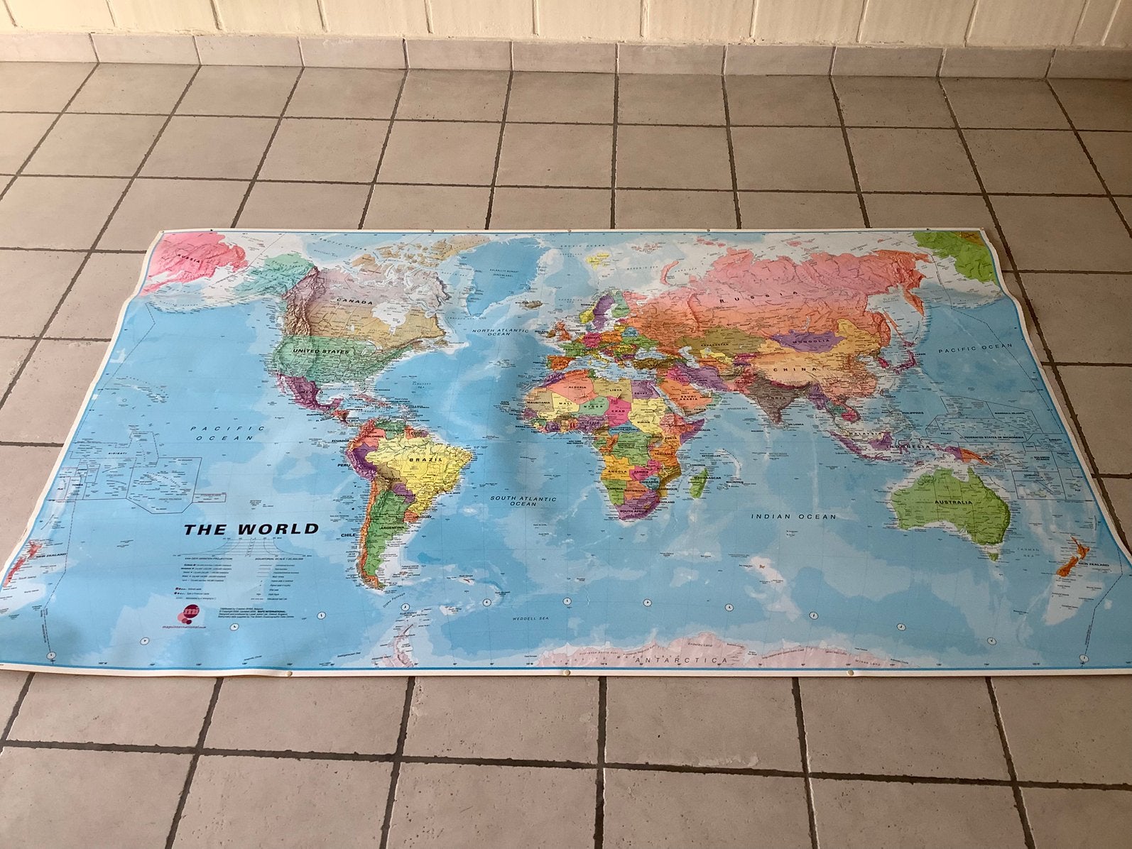 Wereld kaart, Divers, Fournitures scolaires, Enlèvement