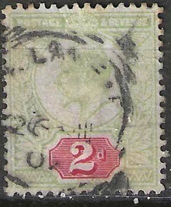 Grande-Bretagne 1902-1910 - Yvert 109 - Edouard VII (ST), Envoi, Affranchi