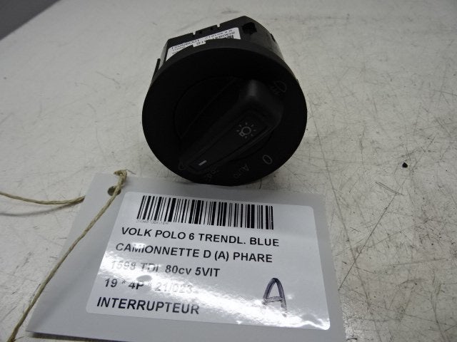 COMMUTATEUR Volkswagen Polo VI (AW1) (5G0941431S), Volkswagen, Volkswagen AG, Utilisé, Kundenbetreuung@volkswagen.de
