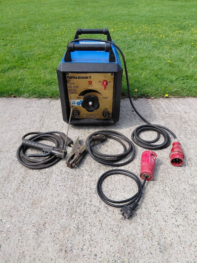 laspost, lasapparaat elektra beckum, Bricolage & Construction, Outillage | Soudeuses, Comme neuf, Électrodes, 150 à 250 ampères