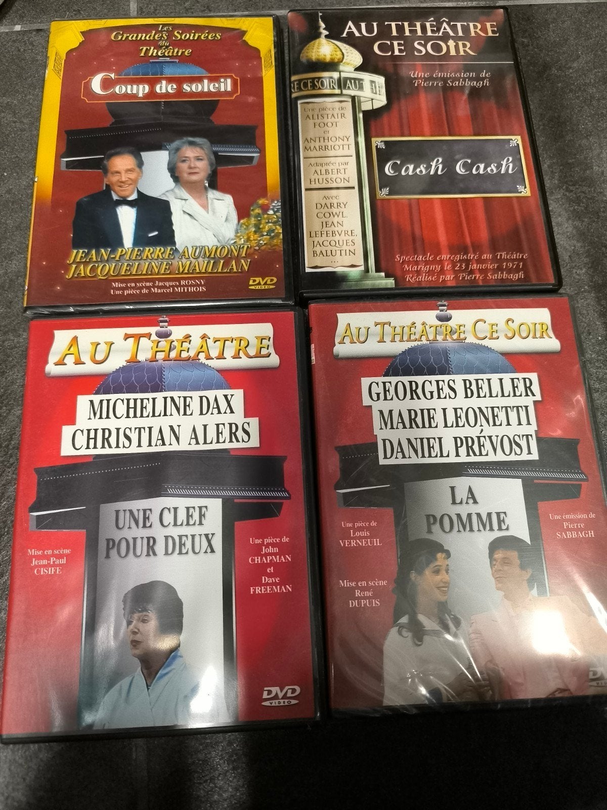 DVD Au Théâtre, Au Theatre ce soir, Maillan, Pacôme..., CD & DVD, DVD | Cabaret & Sketchs, Comme neuf, Enlèvement ou Envoi