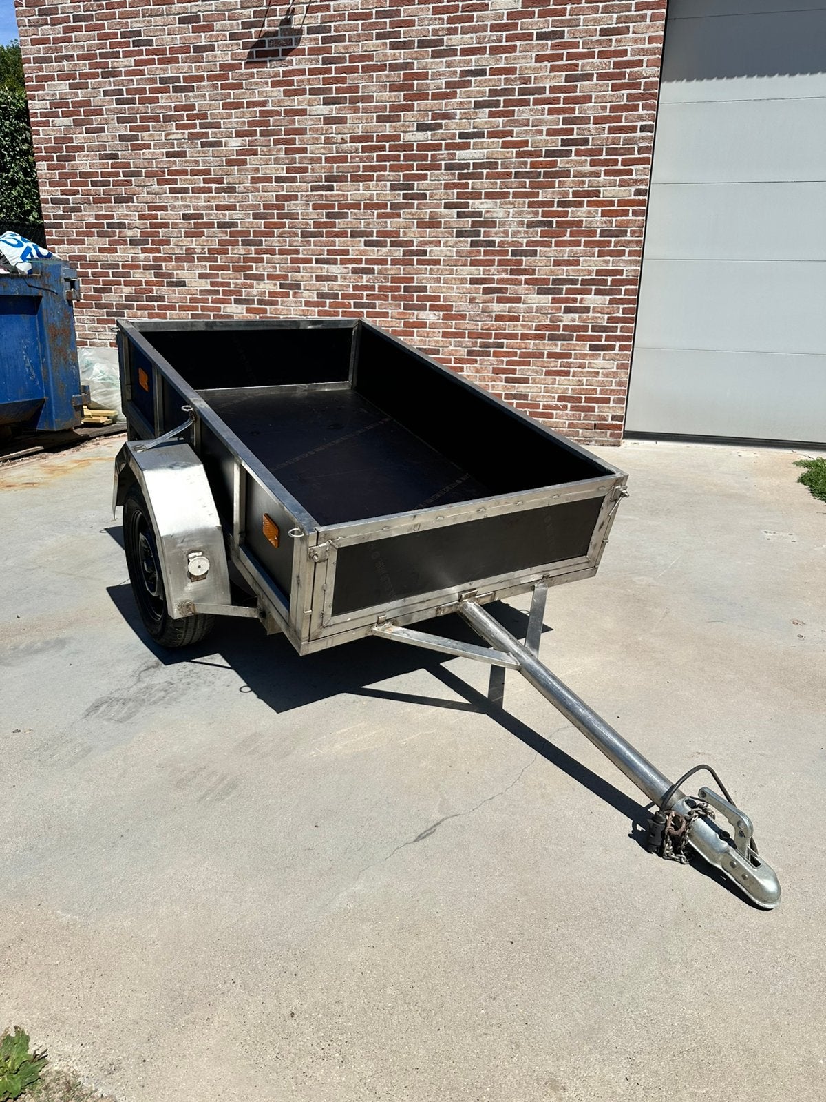 Alu ongeremd 750kg aanhangwagen, Ophalen, Zo goed als nieuw
