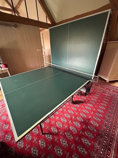 TAFELTENNISTAFEL (tafeltennis), Sport en Fitness, Ophalen, Gebruikt, Tafel Indoor, Inklapbaar