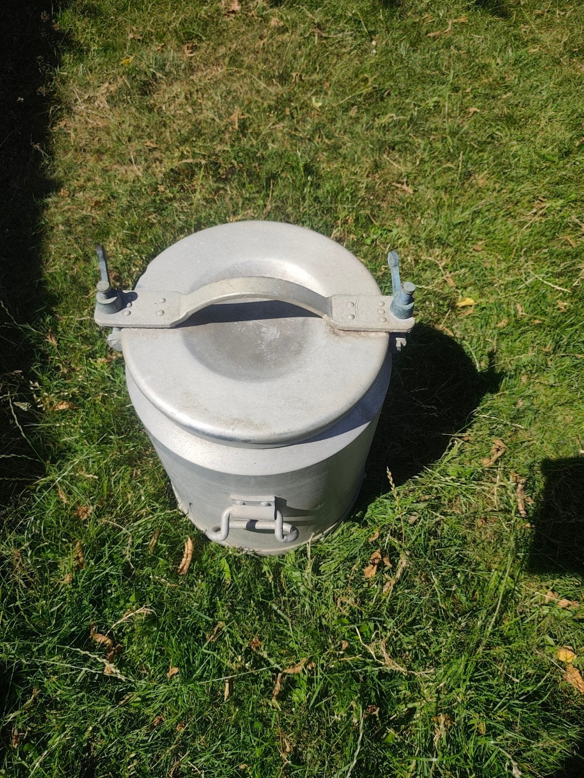 Bidon à lait ancien 15l, Enlèvement