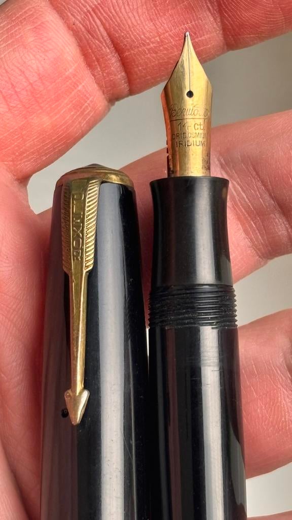 Gouden vulpen uit de Vintage collectie, Verzamelen, Ophalen of Verzenden, Zo goed als nieuw, Vulpen