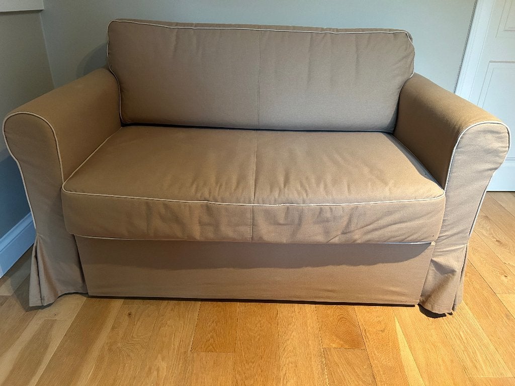 Zetel (bed), 75 à 100 cm, Comme neuf, Enlèvement, Deux personnes