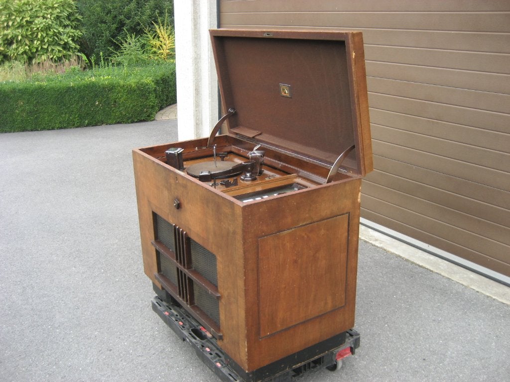Radiomeubel  met platenspeler, Antiek en Kunst, Ophalen