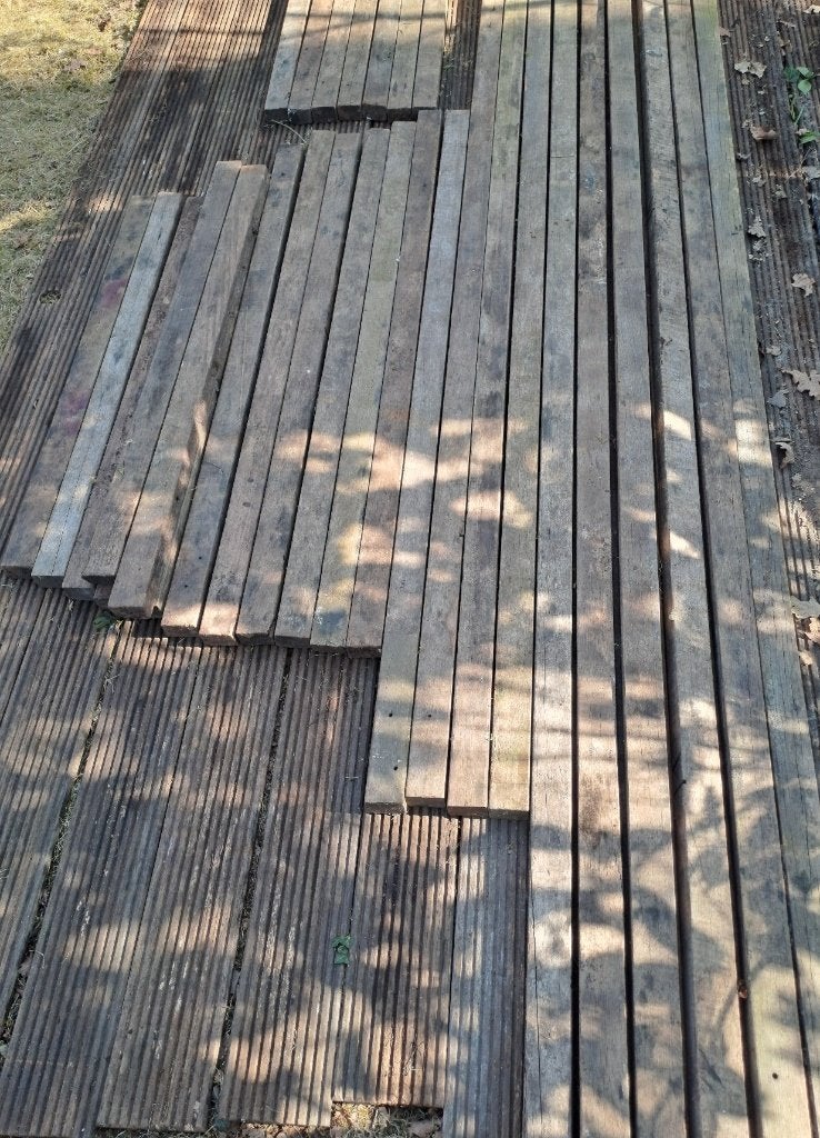 Bois tropical, planches PARAJU et poutres ITAUBA ou MERBAU., Bricolage & Construction, 300 cm ou plus, Autres essences de bois
