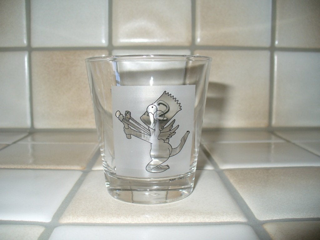 Glas The Simpsons Nieuw!!, Collections, Verres & Petits Verres, Enlèvement ou Envoi, Neuf, Verre à soda